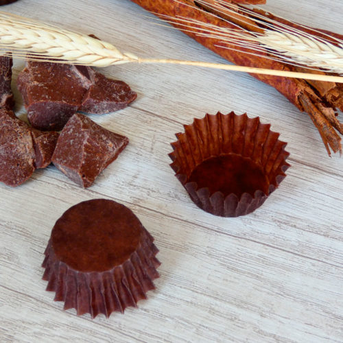 Cápsula de papel café para chocolates